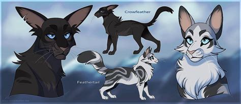 Crowfeather And Feathertail By Belka 1100 On Deviantart
