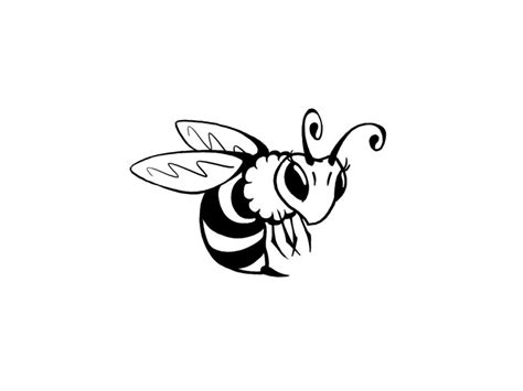 bee clip art  black  white   cliparts  images  clipground
