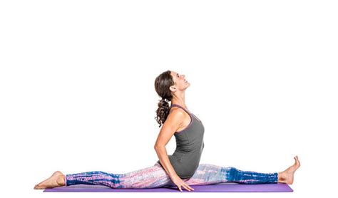 hanumanasana front splits pose yoga gaia
