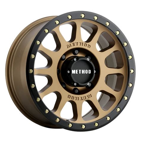 method wheels  nv hd bronze rim wheel size  performance  tire