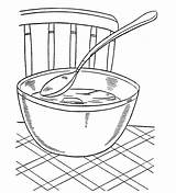 Coloring Soup Pages Hot Sketch Popular Coloringhome Library Clipart Template sketch template