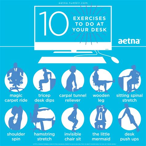 10 Exercises To Do At Your Desk Pictures Photos And