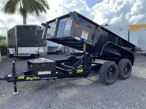 big tex  dump trailer  ton sr  trailer nation