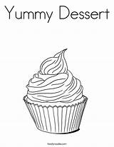 Dessert Cupcake Twistynoodle Designlooter sketch template