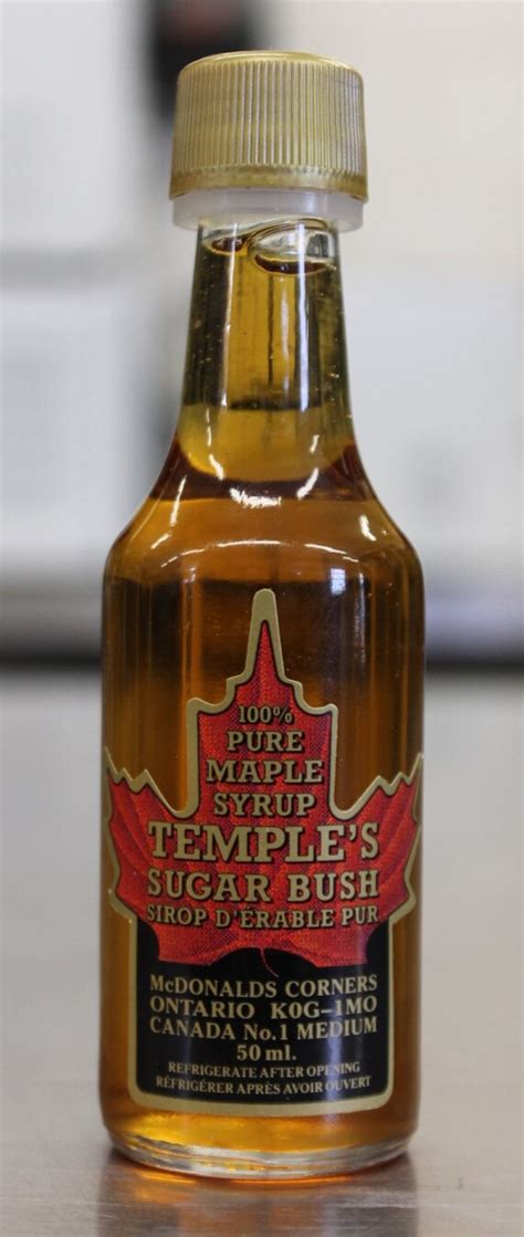 ml whiskey bottles filled  pure maple syrup  templestreats