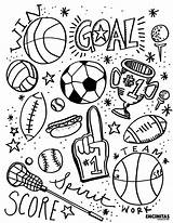 Coloring Sports sketch template