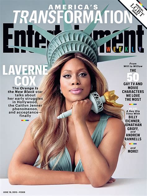 lady liberty laverne cox covers entertainment weekly