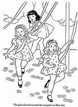 May Coloring Pages sketch template