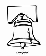 Coloring Bell Liberty Pages Usa Outline Clipart Cliparts Clip Color Learning Years Patriotic Designs Cut Own Then Popular Favorites Add sketch template