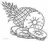 Pineapple Pages Colouring Picolour sketch template