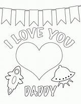 Birthday Happy Coloring Printable Daddy Pages Dad Library Clipart sketch template
