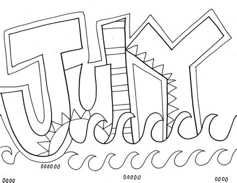 july month   year coloring sheet coloring pages coloring pages
