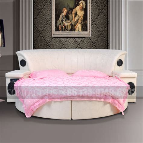 china luxury kingsize sex round bed for theme hotel private wholesale