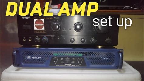power amplifier  integrated amplifier connection youtube