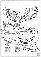 Train Coloring Dinokids Pages Dino Dinosaur Close Natural sketch template