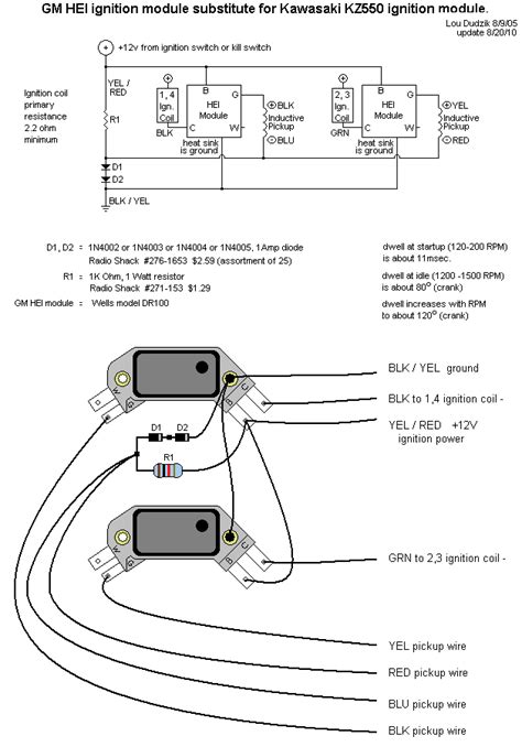 gm hei module wiring diagram picture