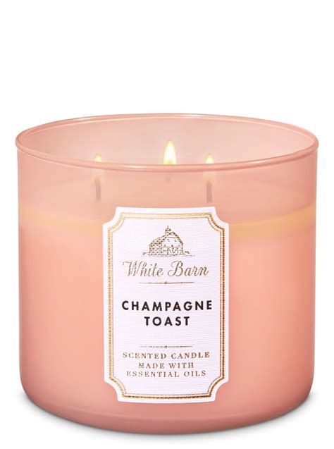 bath  body works  wick candle champagne toast
