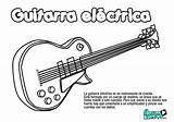 Instrumentos Guitarra Electrica Dibujo Guitarras Cuerda Fichas Música Recursos Educativos sketch template