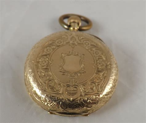 antiques atlas ladies gold pocket watch