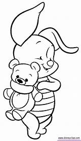 Piglet Pooh Winnie Creativos Babys Coloring2 Alejandra Noriega sketch template