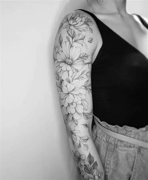 Tattoo Flowers Fineline