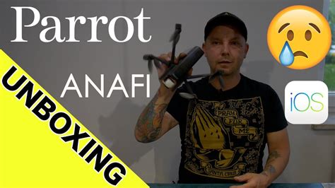 parrot anafi unboxing ios problem und der erste flug german youtube