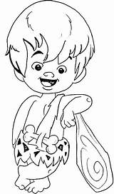 Bam Pebbles Flintstones sketch template