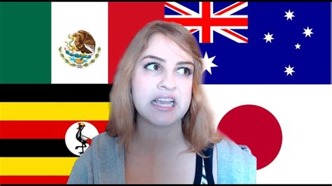 german girl does amazing accents part 2 youtube