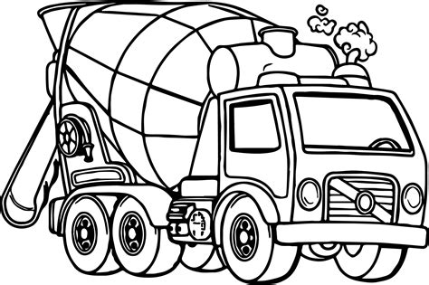 truck coloring pages coloring pages good cement truck coloring page