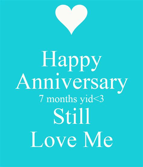 Happy Anniversary 7 Months Yid