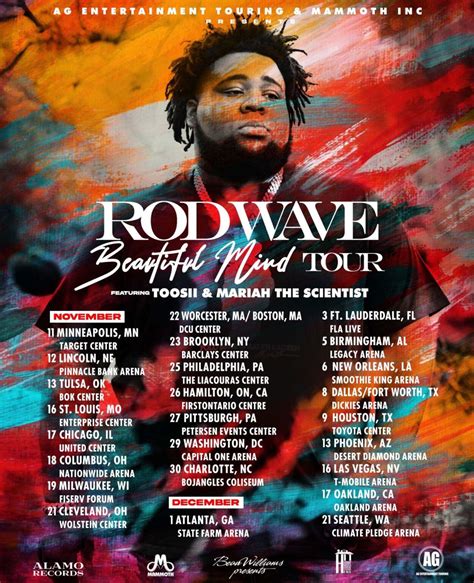 rod wave announces beautiful mind tour at capital one arena november 29