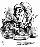 Mad Hatter Tenniel John Drawing Drawings Prints 20th Uploaded October Which sketch template
