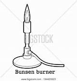 Bunsen Burner Bigstockphoto sketch template
