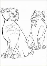 Age Ice Coloring Pages Diego Getcolorings sketch template