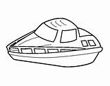 Yacht Coloring Color Coloringcrew sketch template
