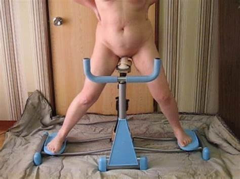 video exercise machine wife dildo masturbation