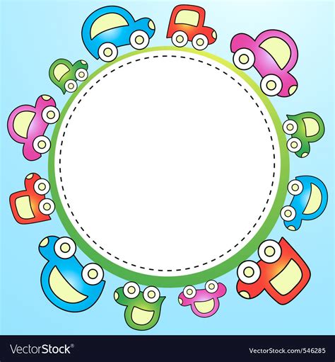 colorful child template royalty  vector image