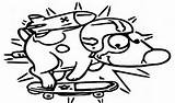 Chien Paf Skate Pat Coloriages sketch template