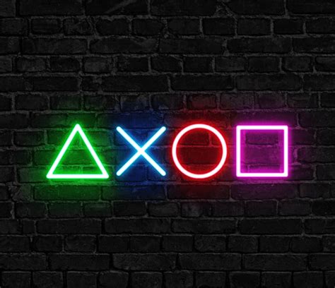 playstation neon signneon lightgame room neon signneon etsy