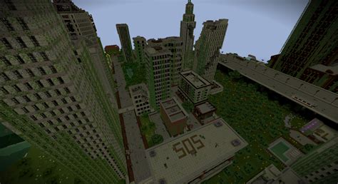 minecraft map zombie apocalypse city duwera