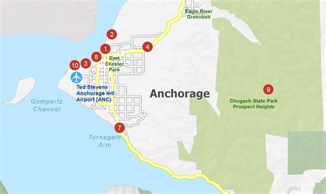 anchorage map alaska gis geography
