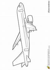 Avion Avions Coloriages Kinderzeichnungen Hugolescargot sketch template