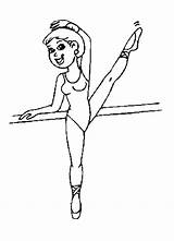 Bailarinas Bailarina Dancers Pintarcolorear Trabajador Colorir Dibujo Coloringhome sketch template