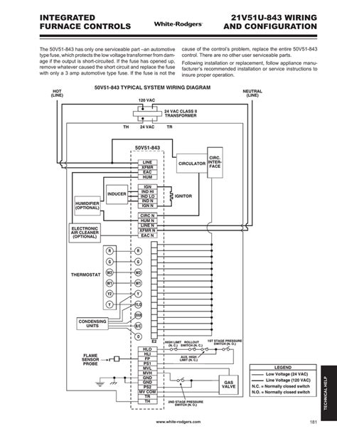 white rodgers vu  wiring diagram manualzz