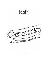 Raft Coloring Boat Rakit Worksheet Pages Drawing Sheet Tugboat Template Printable Print Handwriting East North West South Outline Mommy Twistynoodle sketch template