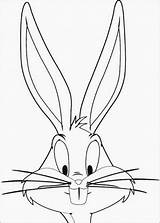 Coloring Bugs Bunny Pages Head Gangster Library Clipart Drawing sketch template