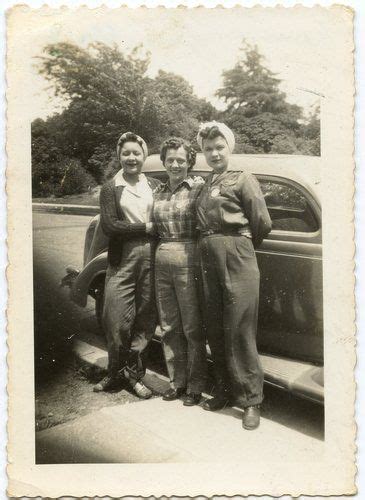details about true rosie the riveter photo wwii homefront 1940s 3 girls ready to work 2271