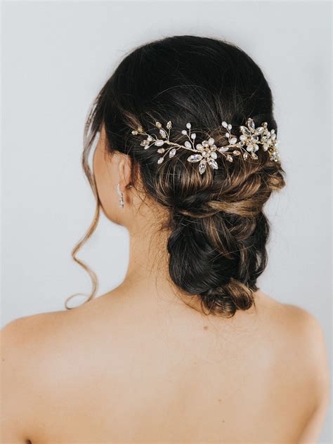 code pinterest bridal hair vine vines wedding hair