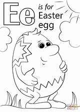 Easter Letter Coloring Egg Pages Printable Alphabet Ear Eggs Crafts Supercoloring Paper Choose Board Dot sketch template