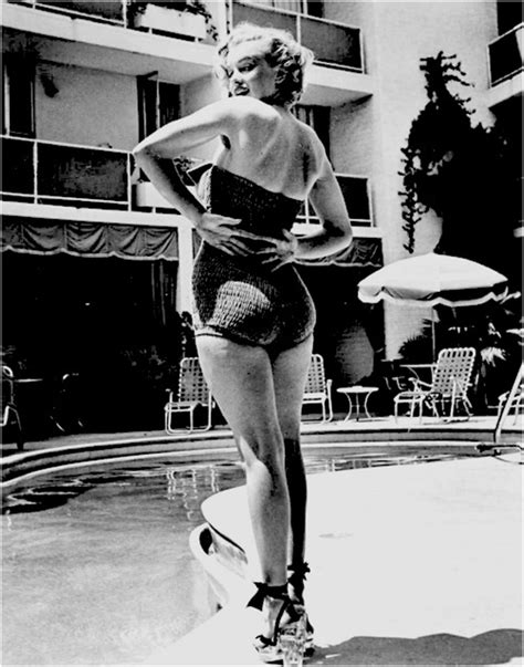 Marilyn Monroe At The Beverly Carlton Hotel Photo By Phil Burchman 1951
